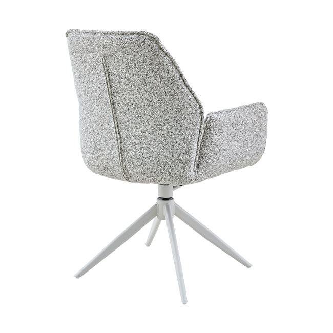 Starfurn Eetkamerstoel Hera | Light Grey | Met armleuning