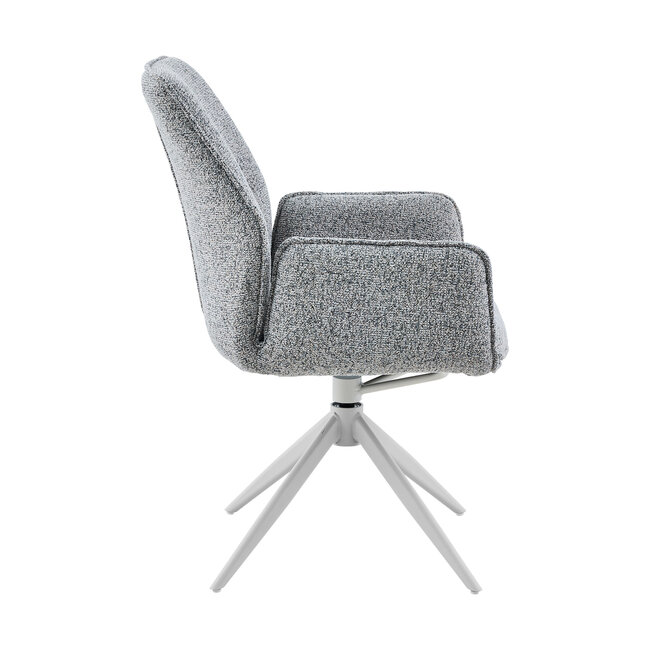 Starfurn Eetkamerstoel Hera | Grey | Met armleuning