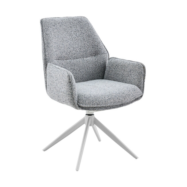 Starfurn Eetkamerstoel Hera | Grey | Met armleuning