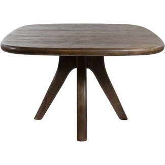 Nijwie Eetkamertafel Addo  stuiver vorm 120 - Mango Espresso Brown