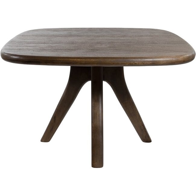 Nijwie Eetkamertafel Addo  stuiver vorm 150 - Mango Espresso Brown