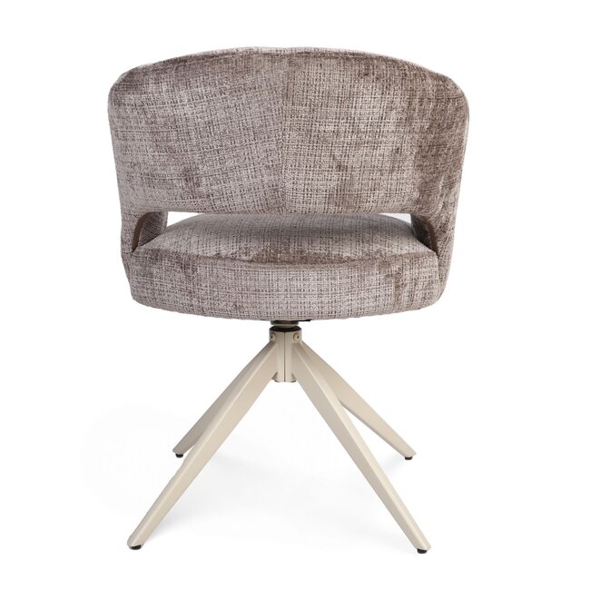 Starfurn Eetkamerstoel Demi | Clay | Poot Sand | Met armleuning