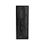 Label51 Bergkast Nori - Zwart - Mangohout -140 cm - linksdraaiend