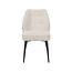 Label51 Eetkamerstoel Liam - Naturel - Egon - Zwart Metalen Frame