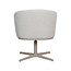 Label51 Eetkamerstoel Cannes - Naturel - Boucle - Taupe Metalen Frame