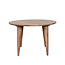 Label51 Eetkamertafel Fly - Nature Smooth - Mangohout - 120 cm - Rond