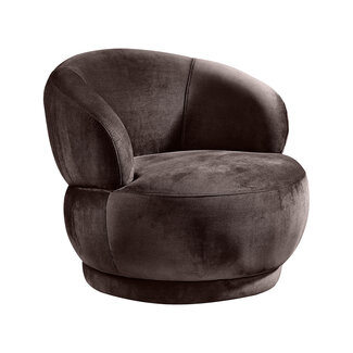 Label51 Fauteuil Lobby - Taupe – Fluweel
