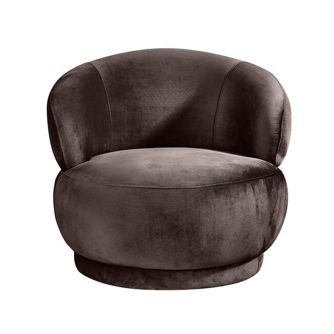 Label51 Fauteuil Lobby - Taupe – Fluweel
