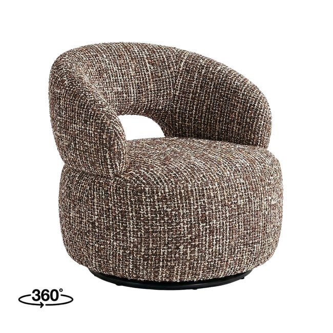 Label51 Fauteuil Nusanna - Cherry Chocolate - Silencio