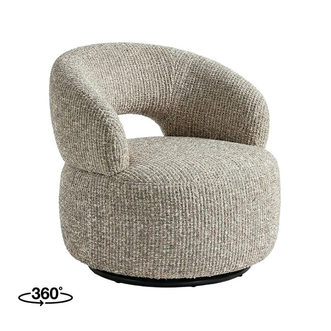 Label51 Fauteuil Nusanna - Taupe - Silencio