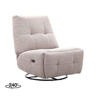 Label51 Fauteuil Snooze Lounge - Beige - Majestic Weave
