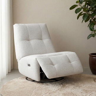 Label51 Fauteuil Snooze Lounge - Champagne - Majestic Weave
