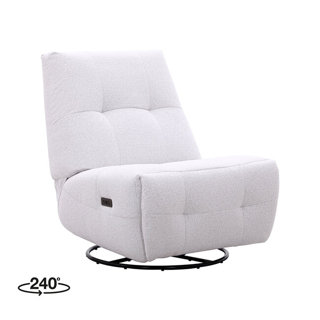 Label51 Fauteuil Snooze Lounge - Champagne - Majestic Weave