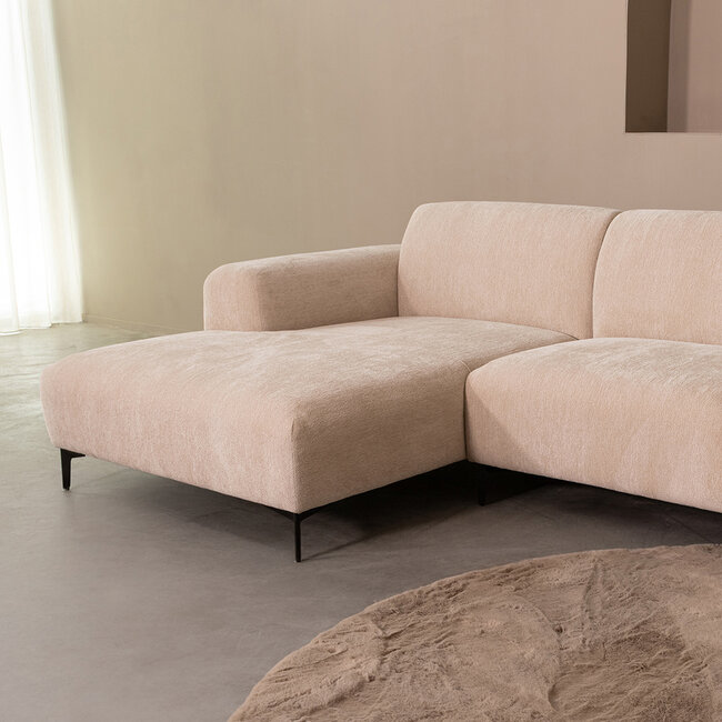 Label51 Hoekbank Merido - Naturel - Raven - Rechts Voorstaand