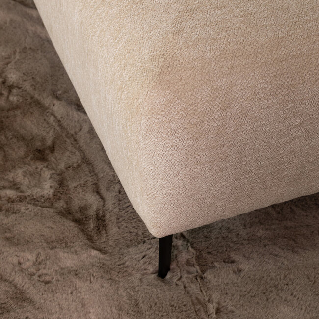 Label51 Hoekbank Merido - Naturel - Raven - Rechts Voorstaand