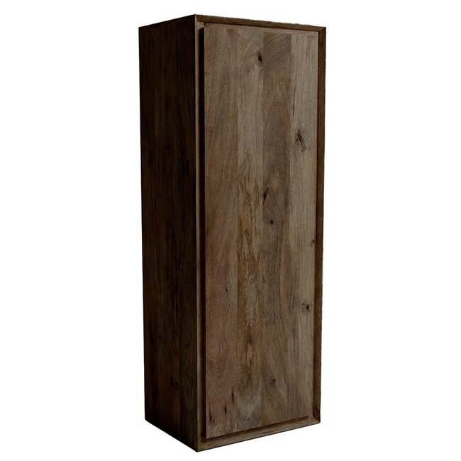 Label51 Bergkast Nori - Espresso - Mangohout - 140 cm hoog - linksdraaiend