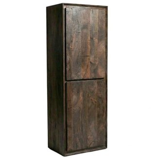 Label51 Bergkast Nori - Espresso - Mangohout - 160 cm