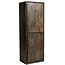 Label51 Bergkast Nori - Espresso - Mangohout - 160 cm - Linksdraaiend