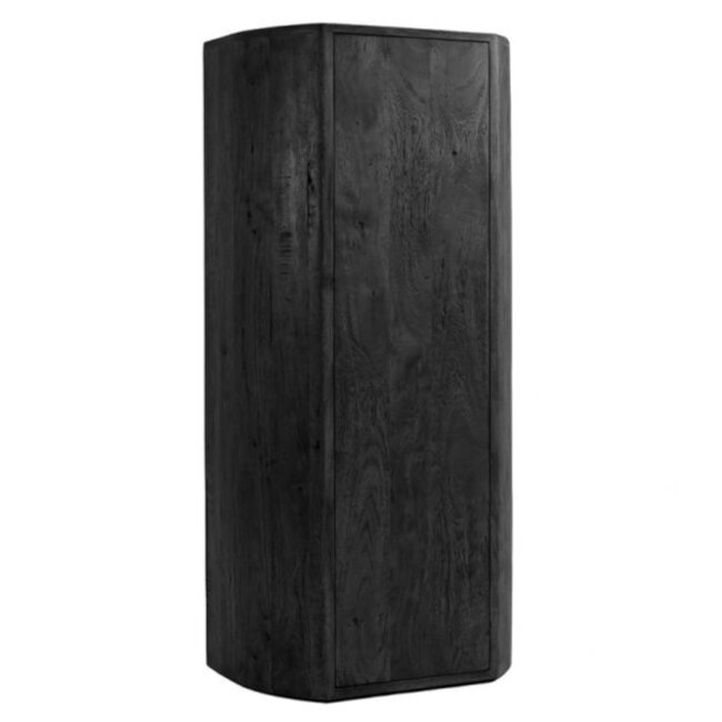 Label51 Bergkast Saya - Zwart - Mangohout - 160 cm - linksdraaiend