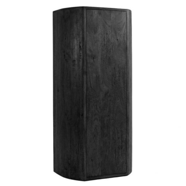 Label51 Bergkast Saya - Zwart - Mangohout -140 cm - Linksdraaiend