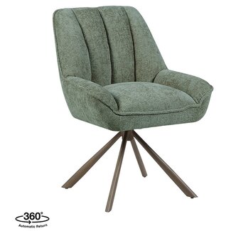 Label51 Eetkamerstoel Reims - Hunter - Haga - Brons Metalen Frame