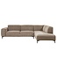 Label51 Hoekbank Merido - Taupe - Raven - Rechts Voorstaand