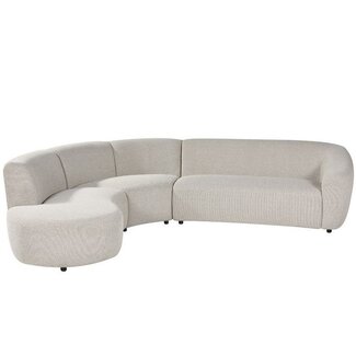 Label51 Hoekbank Florence - Naturel - Royal Boucle - Links Voorstaand