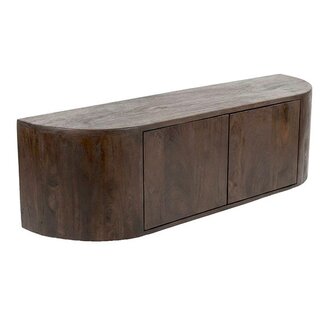 Label51 Tv-meubel Saya - Espresso - Mangohout - 140 cm