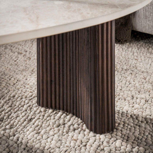 WoonStijl Salontafel Ceramo aperto set van 2  keramiek Taj Mahal