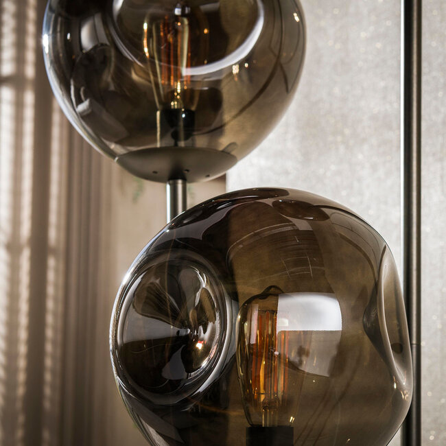 WoonStijl Vloerlamp 3L stellar Sienna bruin