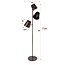 WoonStijl Vloerlamp 3x Kinetic urban bruin