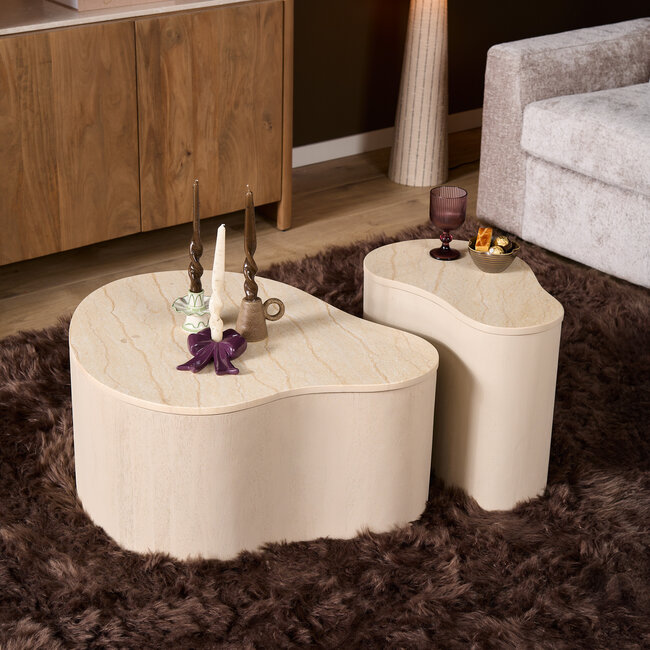 Starfurn Salontafel Lovi | 77 cm | Sand