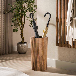 WoonStijl Paraplubak Wave flared mango zand