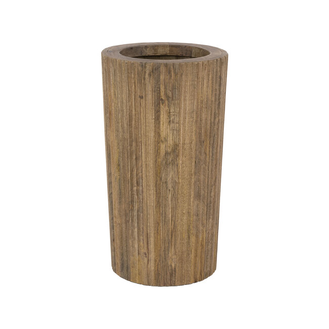 WoonStijl Paraplubak Wave flared mango zand