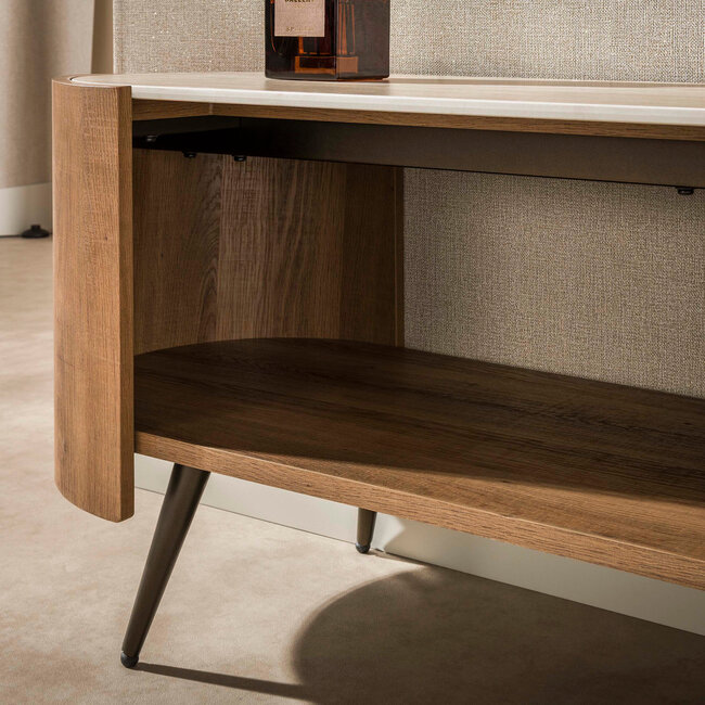 WoonStijl TV-meubel Arcus 180cm Keramiek travertin