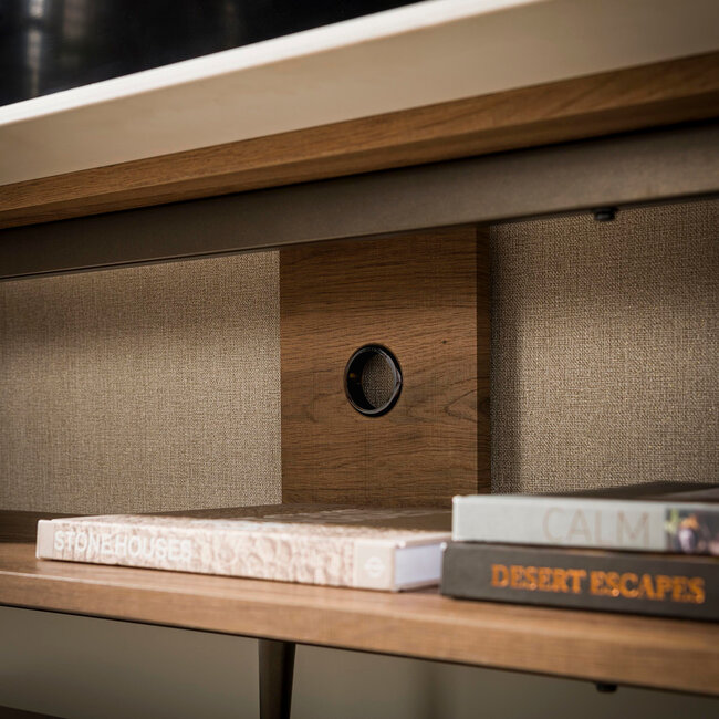 WoonStijl TV-meubel Arcus 180cm Keramiek travertin