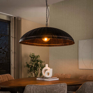 WoonStijl Hanglamp Guard 1-lichts Ø90cm  Smoked bruin