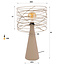 WoonStijl Tafellamp Curl 1-lichts Beige