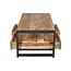 Benoa Salontafel Industrial mango met 4 Laden 120