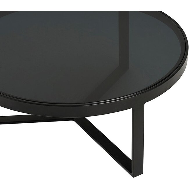 MySons Lazio bijzettafel glas Ø50 cm