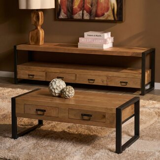 Starfurn Salontafel Britt | 120 cm | twee lades