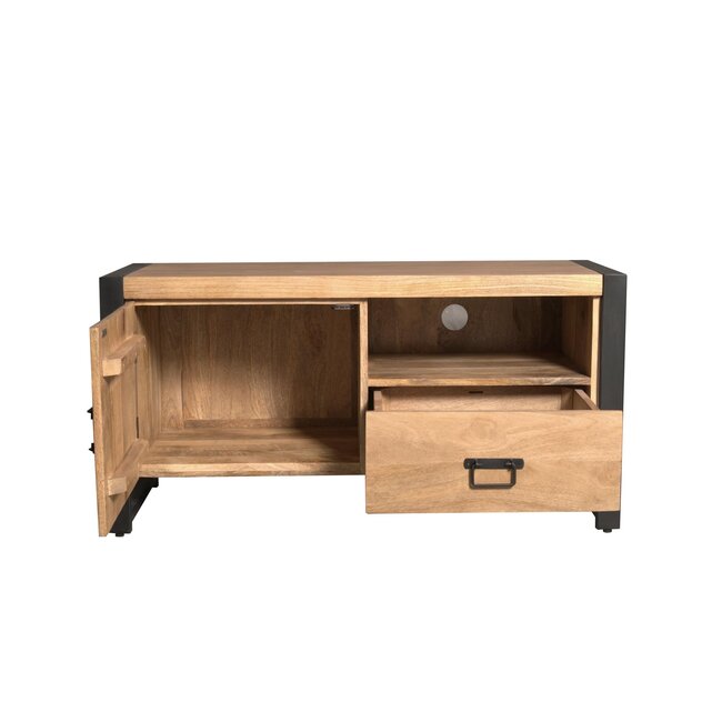 Starfurn Tv meubel Britt | 110 cm | met deur, lade en open vak