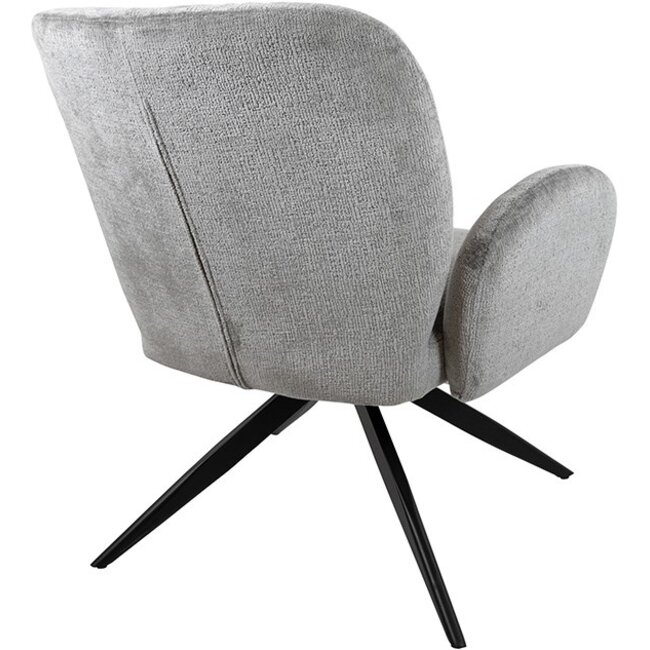 Nijwie Draaifauteuil Bobby - lichtgrijs