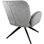 Nijwie Draaifauteuil Bobby - lichtgrijs