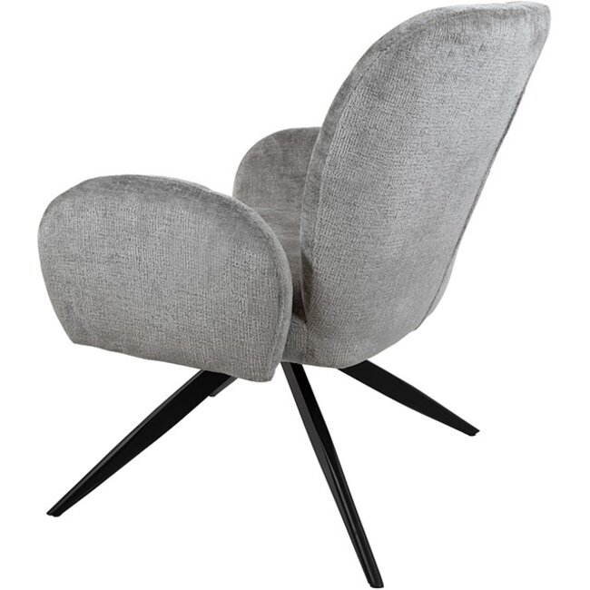 Nijwie Draaifauteuil Bobby - lichtgrijs