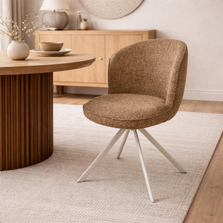 Nijwie Eetkamerstoel Kate - draaipoot 360 - Present Autumn 273