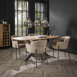 WoonStijl Eettafel Arhus solid acacia 180 cm