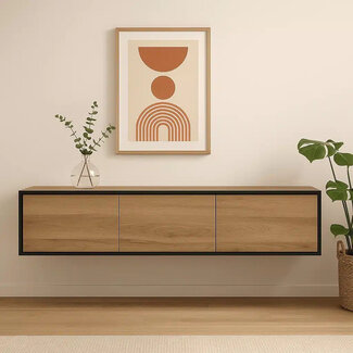 Nijwie Zwevend tv meubel Montano 160 cm - 10 kleuren