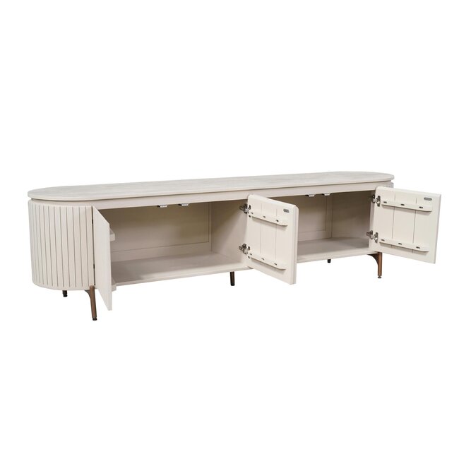 Starfurn Tv meubel Solana Zand Mangohout 210 cm