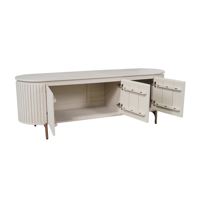 Starfurn Tv meubel Solana Zand Mangohout 165 cm